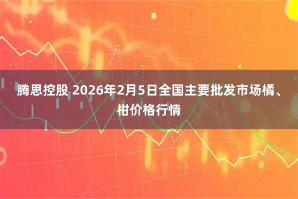 腾思控股 2026年2月5日全国主要批发市场橘、柑价格行情
